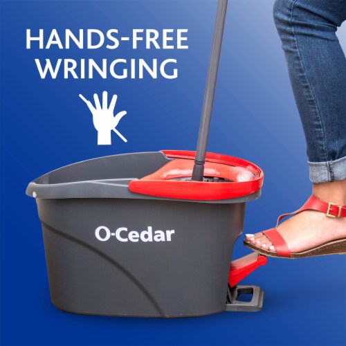 O-Cedar® Microfiber EasyWring Spin Mop & Bucket System Box, 1 ct - Fry's  Food Stores