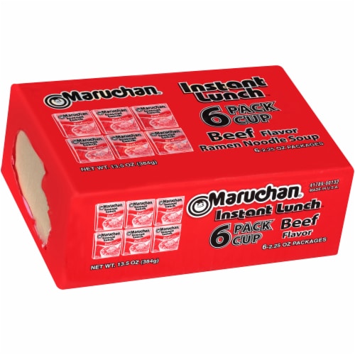Maruchan Beef Instant Lunch Perspective: left