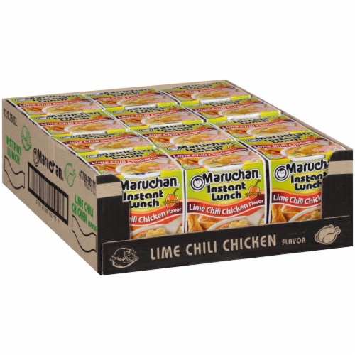 Maruchan® Instant Lunch™ Lime Chili Chicken Flavor Ramen Noodle Soup Perspective: left