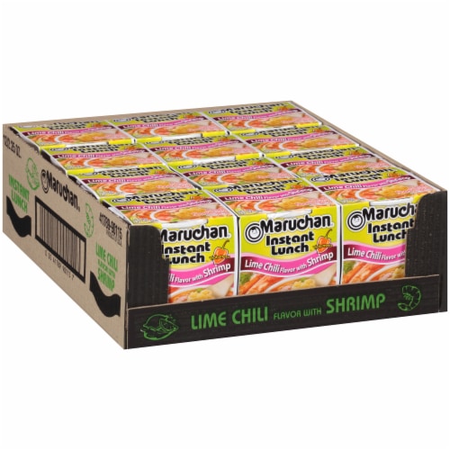 Maruchan® Instant Lunch™ Lime Chili With Shrimp Flavor Ramen Noodle Soup Perspective: left