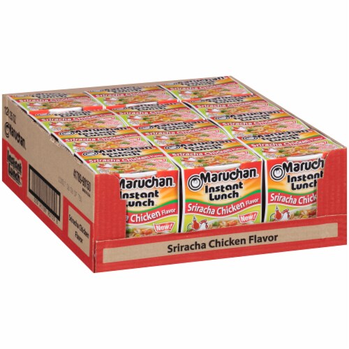 Maruchan® Instant Lunch Sriracha Chicken Flavor Ramen Noodle Soup Perspective: left