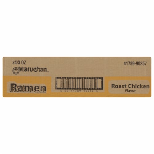 Maruchan Roast Chicken Ramen Noodle Soup Perspective: left