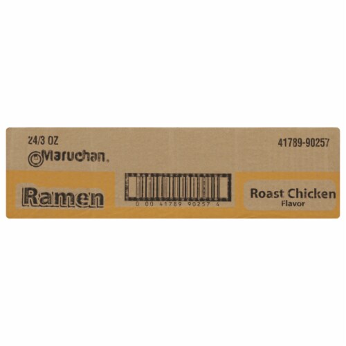 Maruchan Roast Chicken Ramen Noodle Soup Perspective: left