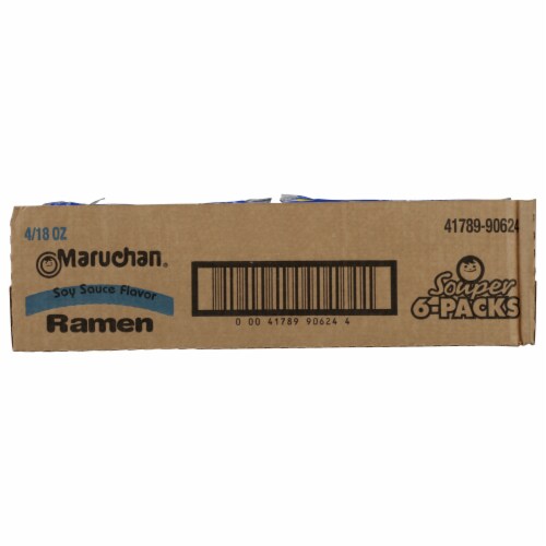 Maruchan Oriental Flavor Souper 6-Pack Ramen Noodle Soup Perspective: left