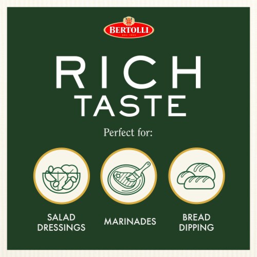 Bertolli Organic Extra Virgin Olive Oil, Rich Taste Perspective: left