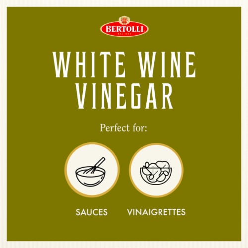 Bertolli White Wine Vinegar Perspective: left