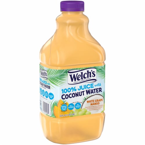 Welch's White Grape Mango Juice with Coconut Water Perspective: left