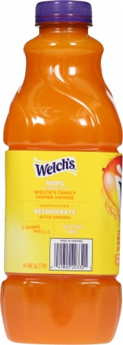 Welch's® Mango Pineapple Juice Cocktail Perspective: left