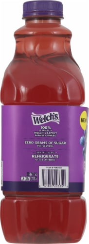 Welch's® Zero Sugar Concord Grape Juice Drink Perspective: left