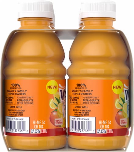 Welch's® Zero Sugar Tropical Punch Drink Perspective: left