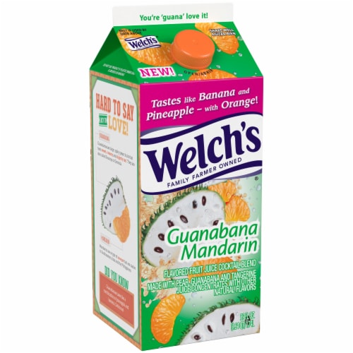 Welch's Guanabana Mandarin Juice Cocktail Perspective: left