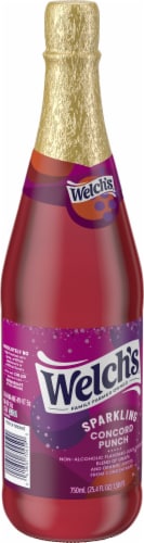 Welch's® Sparkling Sangria Juice Limited Edition Mocktail Perspective: left