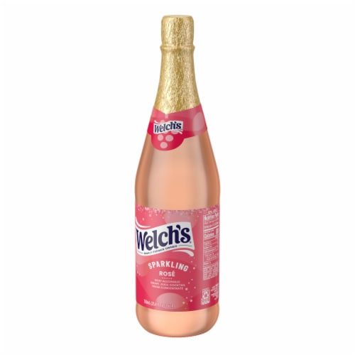 Welch's 25.4 oz Sparkling Juice Cocktail - Rosé Perspective: left