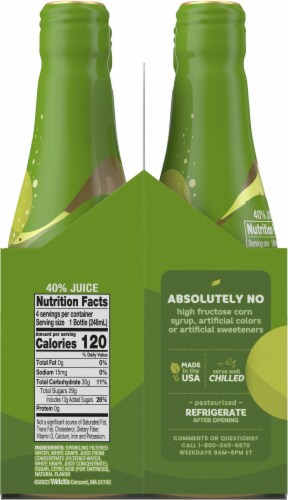Welch's® White Grape Sparkling Non-Alcoholic Juice Cocktail Perspective: left
