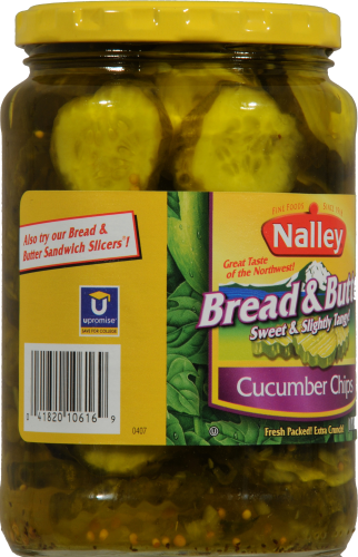 Nalley® Bread & Butter Cucumber Chips Perspective: left