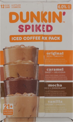 Dunkin'™ Spiked Iced Coffee Mix Pack Perspective: left