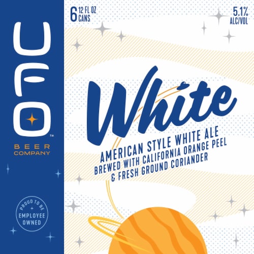 UFO™ White American Style White Ale Perspective: left