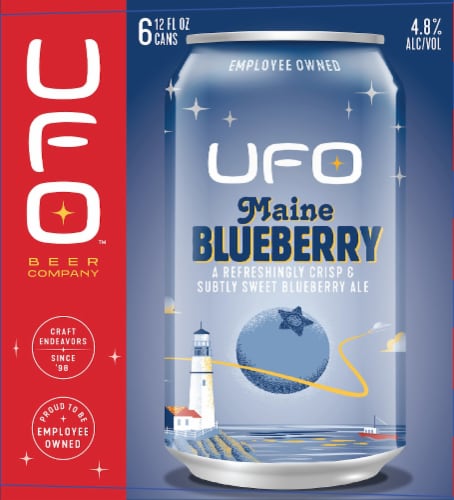 UFO™ Maine Blueberry Ale Perspective: left