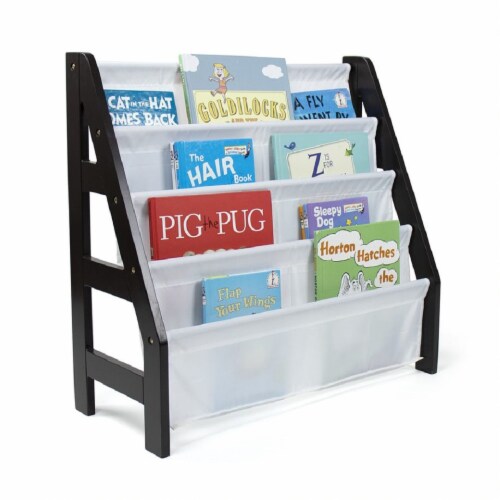 Download Humble Crew Espresso Ladder Kids Bookshelf 4 Tier Book Organizer 1 Ct Pick N Save