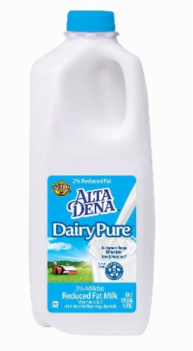 Dairy Pure 2% Reduced Fat Milk Perspective: left