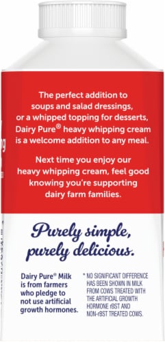 Dairy Pure® Heavy Whipping Cream Perspective: left