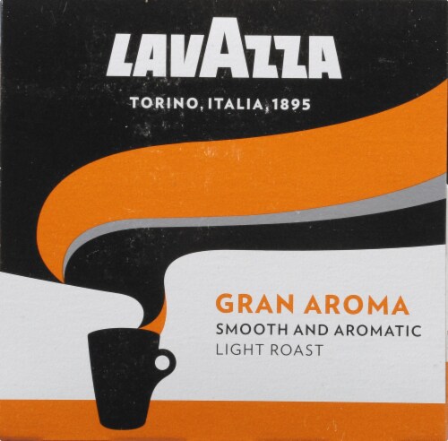 LavAzza Gran Aroma Light Roast K-Cup Coffee Pods Perspective: left