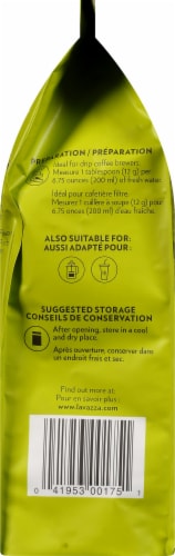 LavAzza Organic Tierra Light Roast Ground Coffee Perspective: left