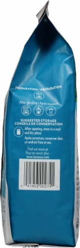 LavAzza Tierra Organic Amazonia Whole Bean Coffee Perspective: left