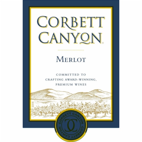 Corbett Canyon Merlot Red Wine Perspective: left
