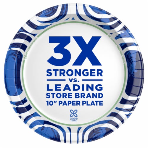 Dixie Ultra® 8.5 Inch Paper Plates Perspective: left