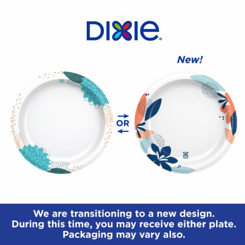 Dixie Ultra Paper Plates, 10 Inch Dinner Plate (Designs May Vary)