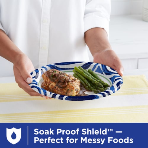 Dixie Ultra® Paper Plates 10 Inch Disposable Plate Perspective: left
