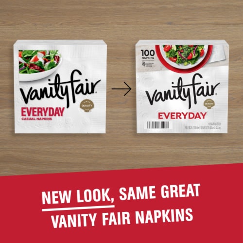 Vanity Fair® Everyday Disposable Paper Napkins Perspective: left