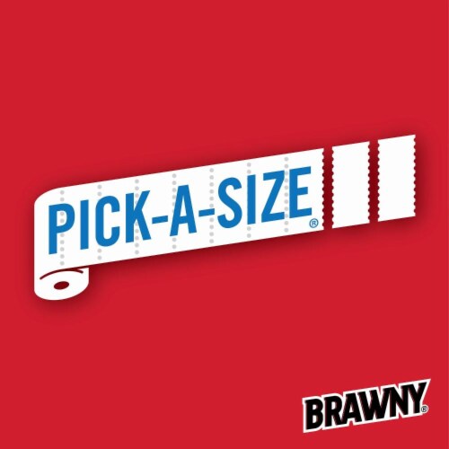 Brawny Pick-A-Size Large Roll Paper Towels Perspective: left