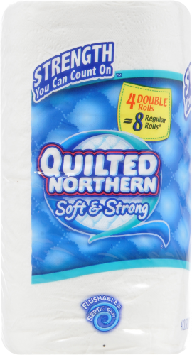 Quilted Northern Soft & Strong Bath Tissue Perspective: left