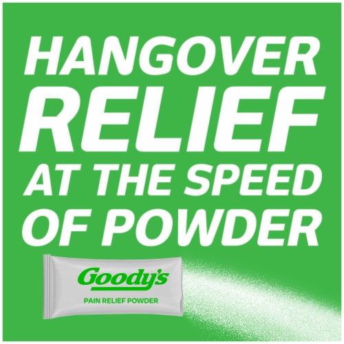 Goody’s Berry Citrus Boost Hangover Fast Pain Relief Powder Stick Packs Perspective: left