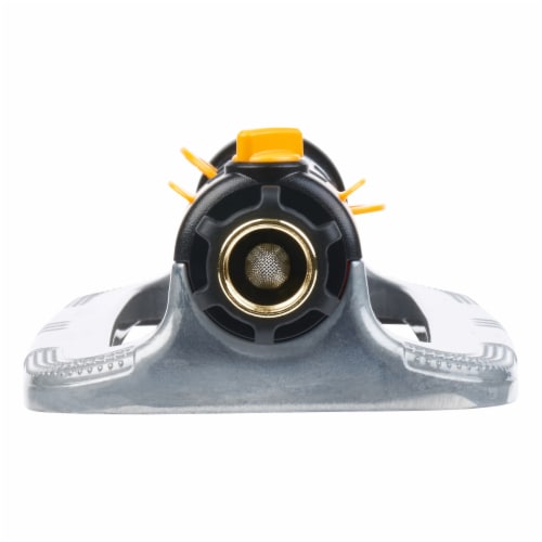 Melnor XTP Metal Turbo Flow Control Oscillating Sprinkler Perspective: left