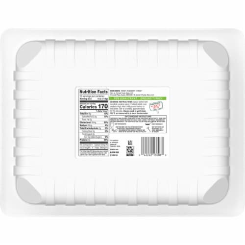 Jennie-O® All-Natural* 93% Lean/7% Fat Fresh Ground Turkey Perspective: left