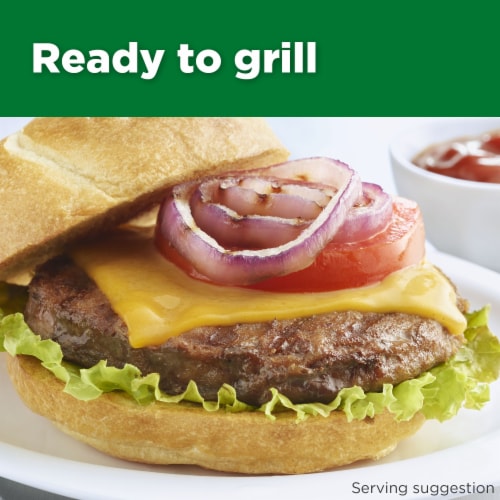 Jennie-O® Frozen Seasoned Turkey Burgers Perspective: left