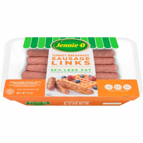 Jennie-O Turkey Breakfast Sausage Links Perspective: left