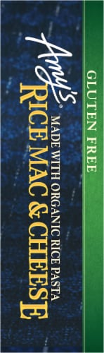 Amy's Gluten Free Rice Mac & Cheese Frozen Meal Perspective: left