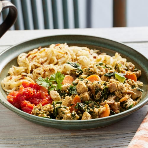 Amy's Tofu Scramble Perspective: left