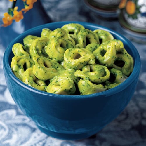 Amy's Pesto Tortellini Bowl Perspective: left