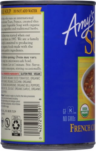 Amy's® Organic Hearty French Country Vegetable Soup Perspective: left
