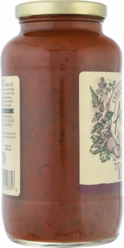 Amy's Organic Tomato Basil Pasta Sauce Perspective: left