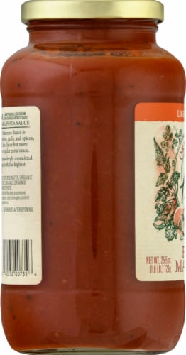 Amy's Organic Light in Sodium Family Marinara Pasta Sauce Perspective: left