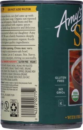 Amy's® Organic Tortilla Soup Perspective: left