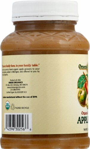 Omena Organics Unsweetened Applesauce Perspective: left