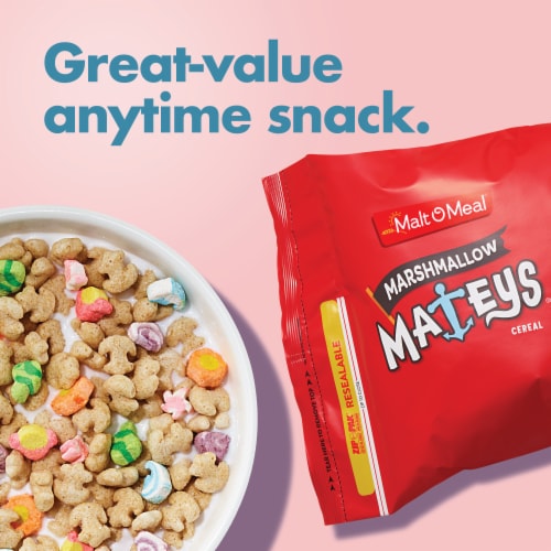 Malt-O-Meal® Marshmallow Mateys® Cereal Perspective: left