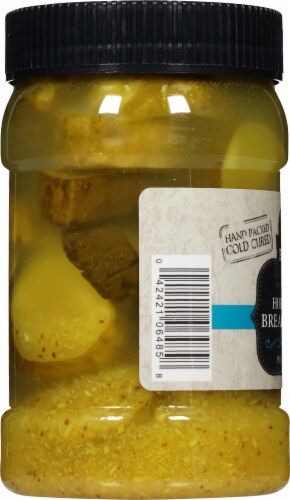 Boar's Head Horseradish Bread & Butter Pickle Chips Perspective: left